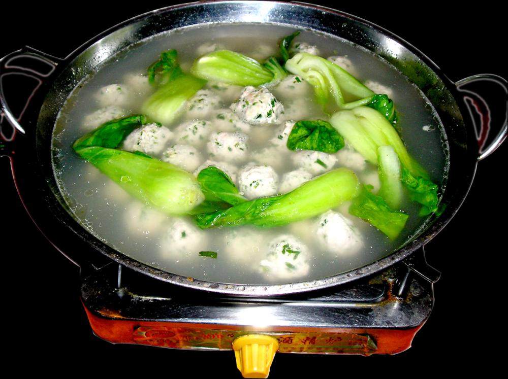 锅仔香菜丸子
