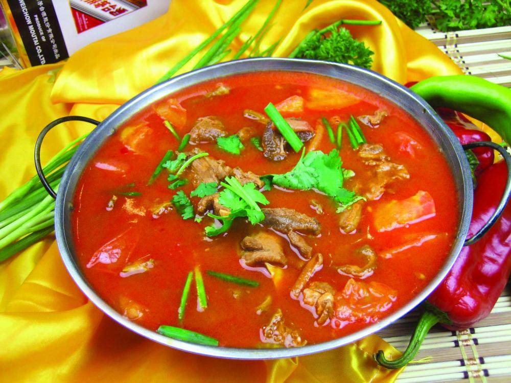 锅仔西红柿牛腩