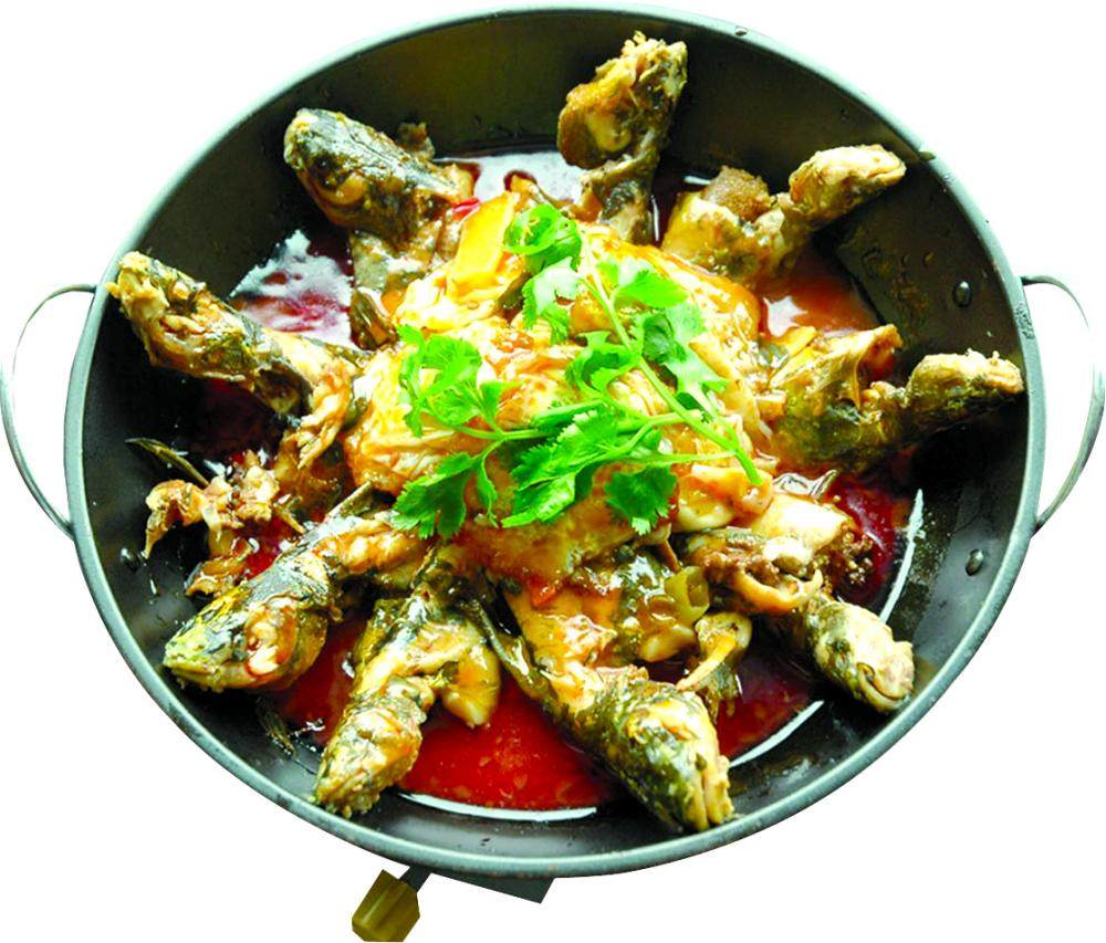 干锅黄鸭叫 干锅嘎鱼