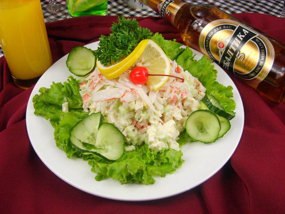 蟹肉沙拉
