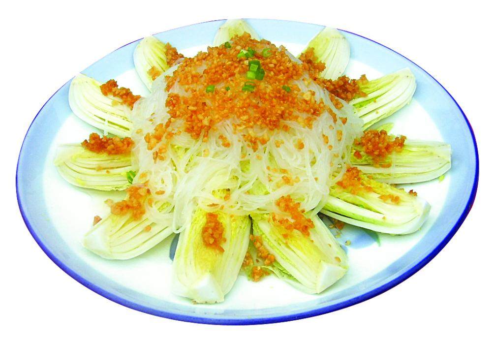 蒜茸蒸白菜