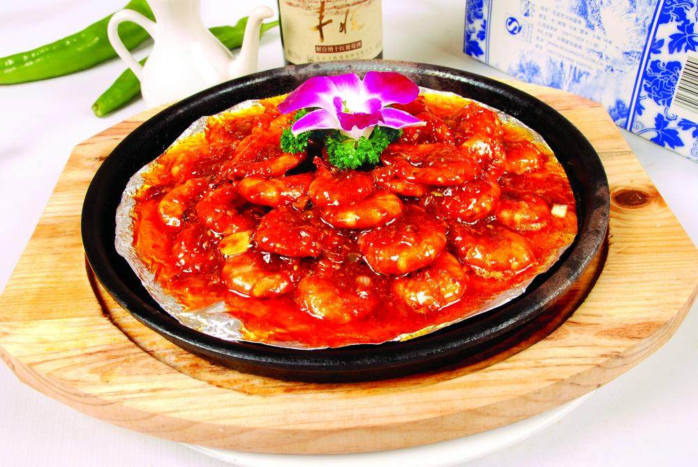铁板香辣虾