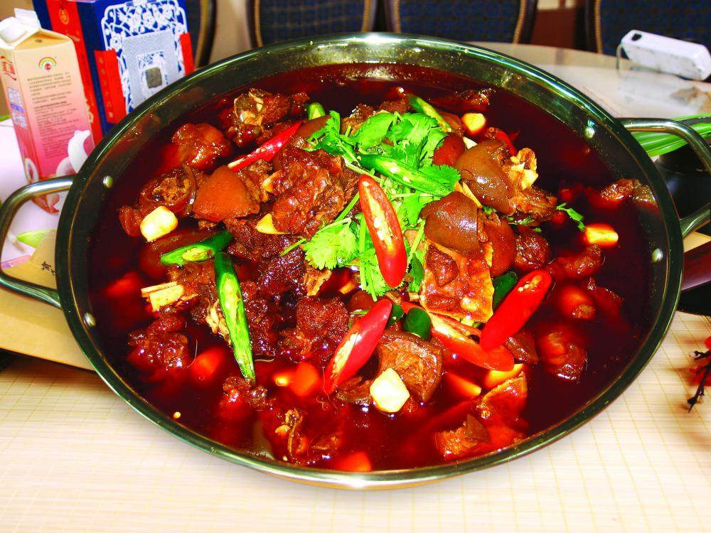 香辣狗肉锅